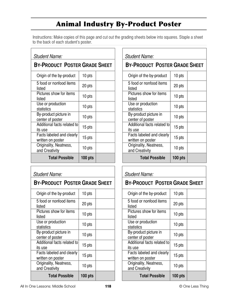 6-10 The Livestock Industry, Lesson Plan Download