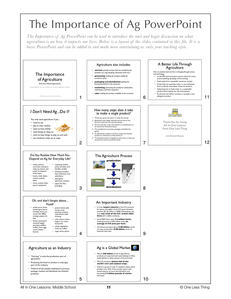 6-02 Food Origins, Lesson Plan Download