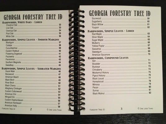 Tree Id Quicksheet Tree ID, Pocket Reference – One Less Thing