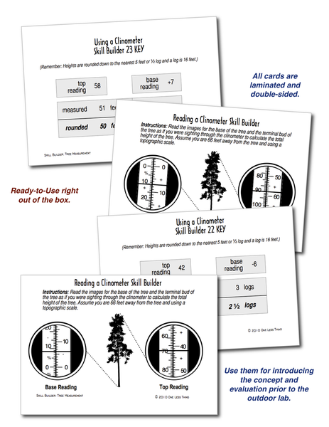 Tree Measurement, Skill Builder Cards