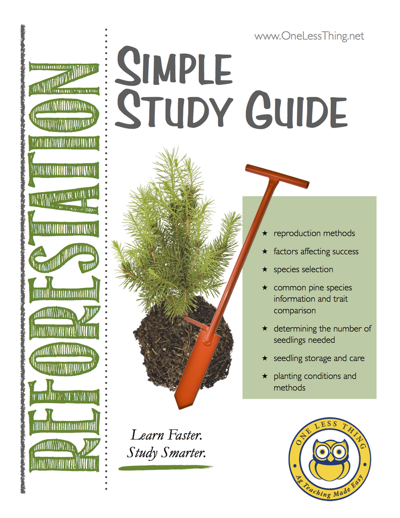 Reforestation, Simple Study Guide