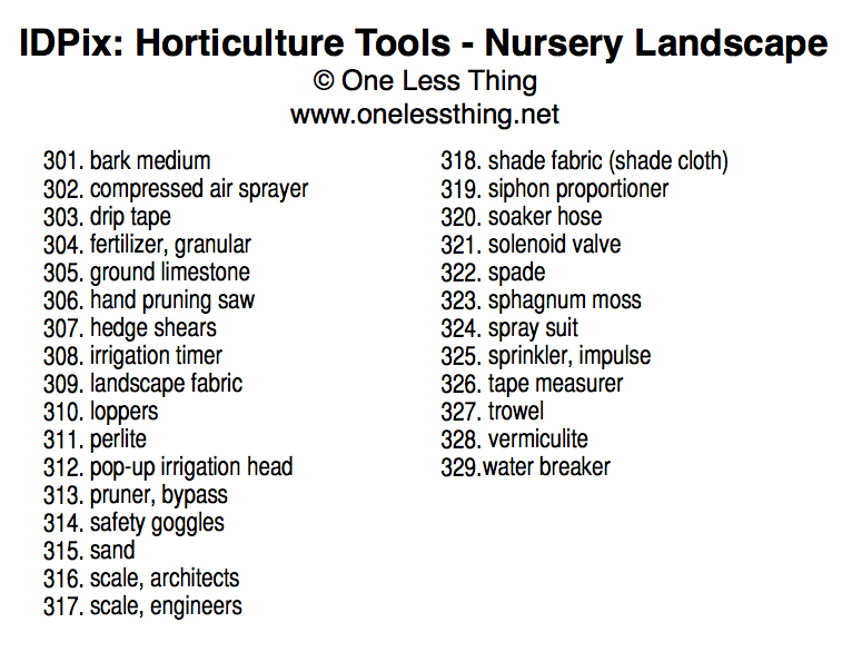 Load image into Gallery viewer, Horticulture Tools ID, IDPix Cards
